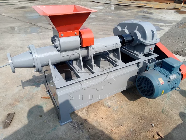 wood charcoal briquette machine