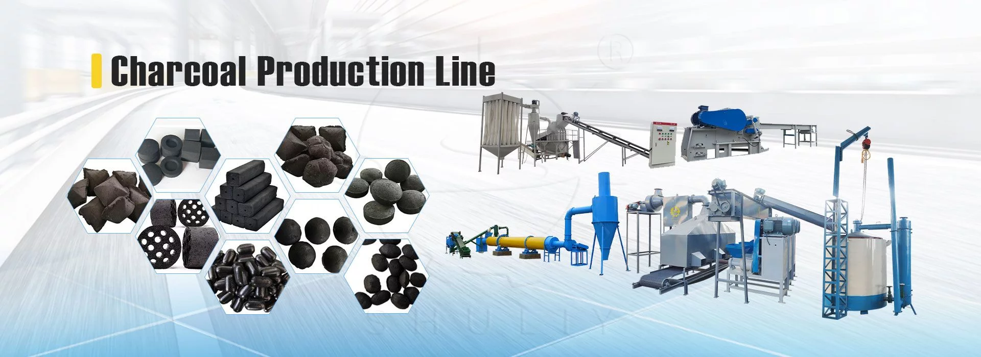 charcoal production line