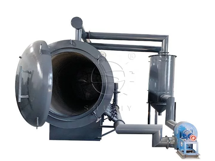 horizontal carbonization furnace