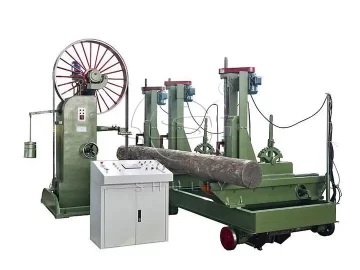 vertical log band saw