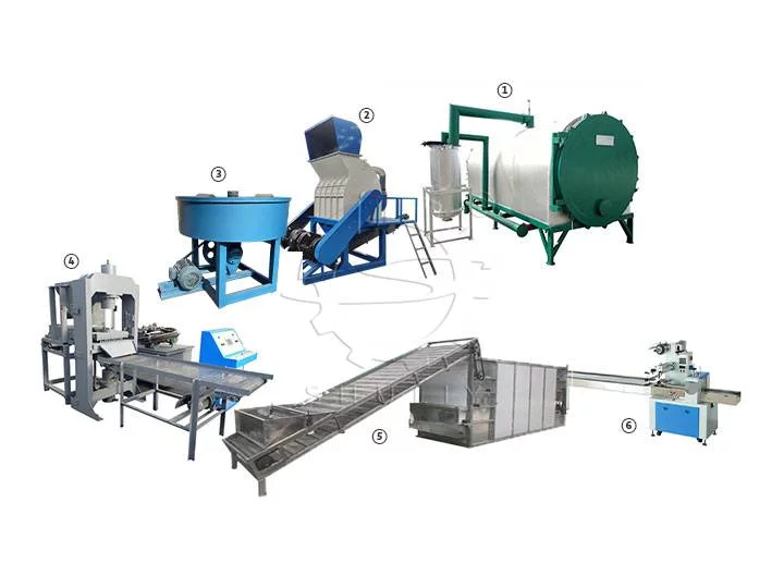 hookah charcoal production line