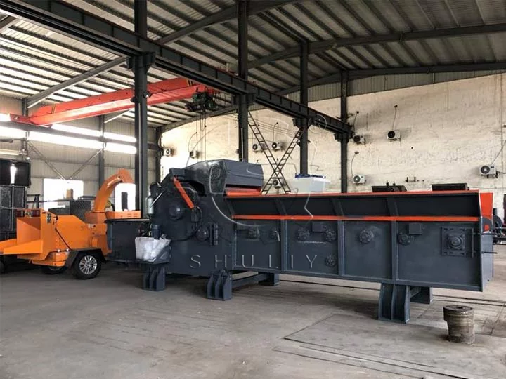 newly manufactured wood pallet shredder machine