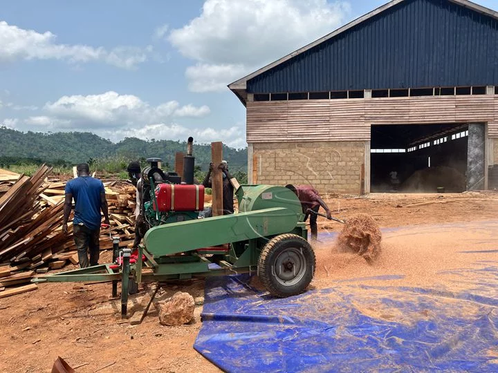 Wood Crusher sold to Ghana