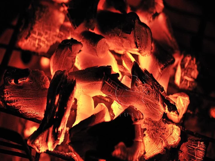 charcoal burning