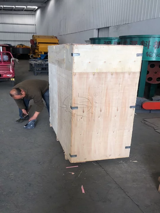 Sturdy wooden crate