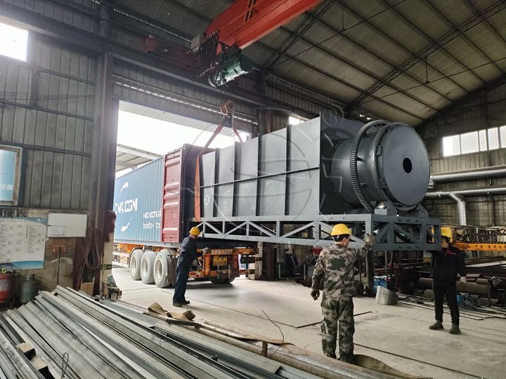 निरंतर कार्बोनाइज़ेशन furnace को लोड करना