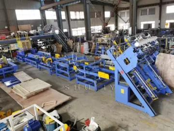 full set pallet processing manufacturing plant