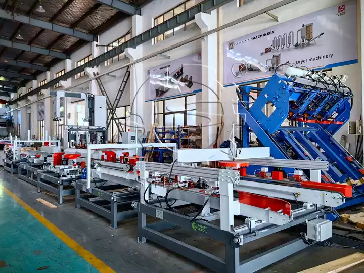 wooden pallet making line